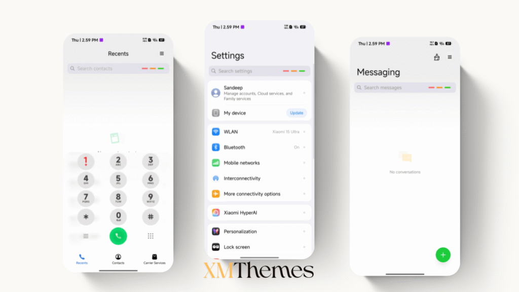 XMThemes Best Xiaomi Themes 13 Purple-3 HyperOS Theme