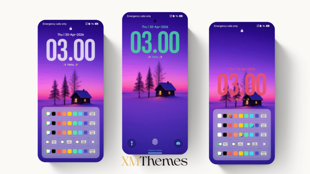 XMThemes Best Xiaomi Themes 14 Purple-3 HyperOS Theme