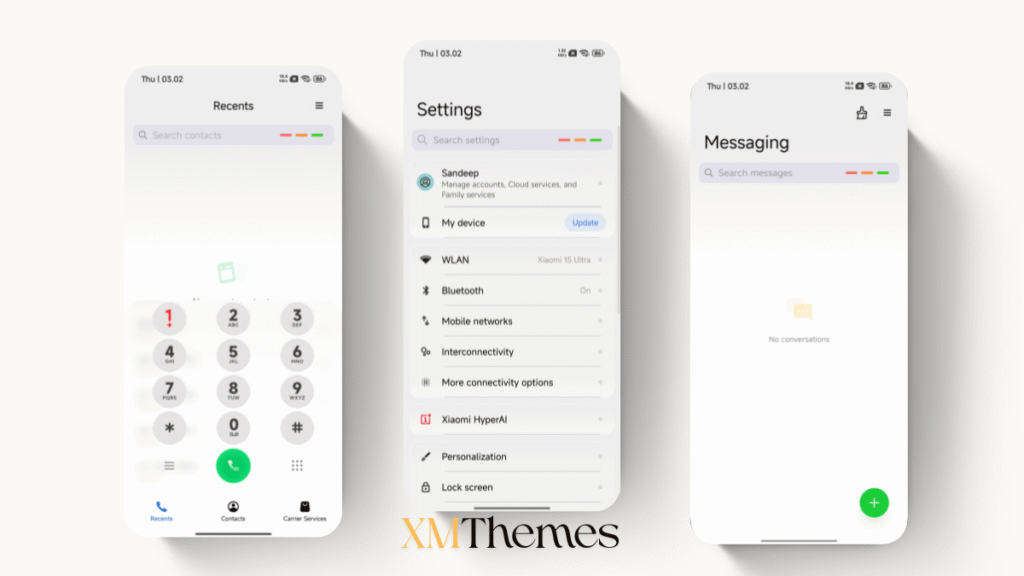 XMThemes Best Xiaomi Themes 16 Black-3 HyperOS Theme