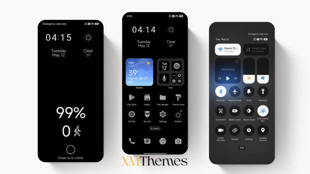 BLACKxmlV2 HyperOS Theme