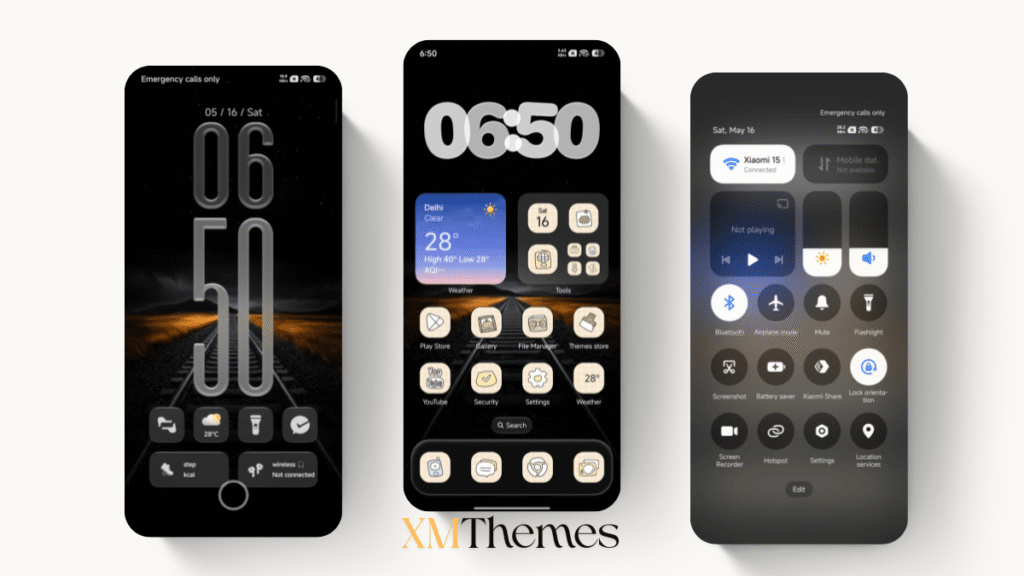XMThemes Best Xiaomi Themes 50 Po-Bia HyperOS Theme