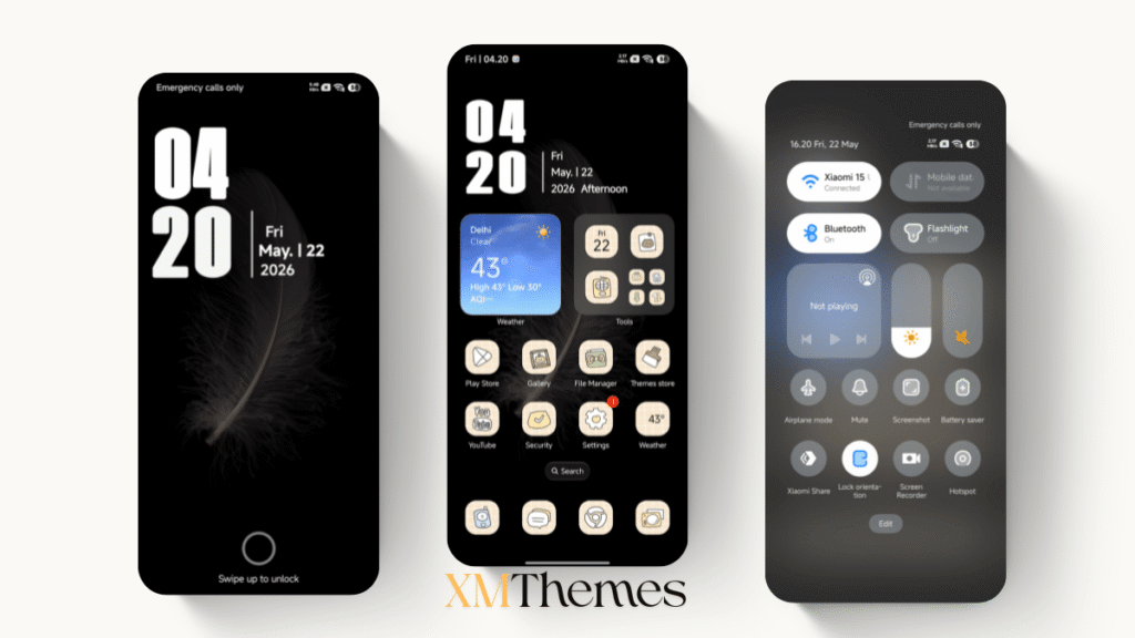 XMThemes Best Xiaomi Themes 75 STOP-3 HyperOS Theme
