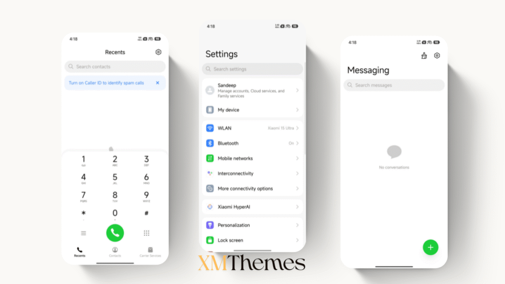 Blue Lagoon HyperOS Theme for Xiaomi and REDMI Phones 2 XMThemes Best Xiaomi Themes 8 2 Blue Lagoon HyperOS Theme