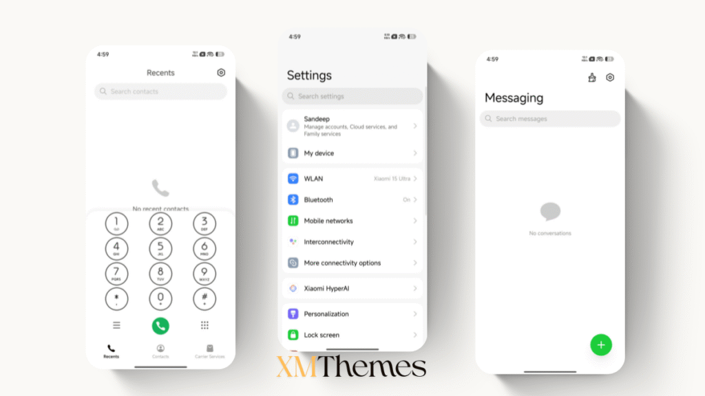 XMThemes Best Xiaomi Themes 9 1 DARK PROJECT HyperOS Theme