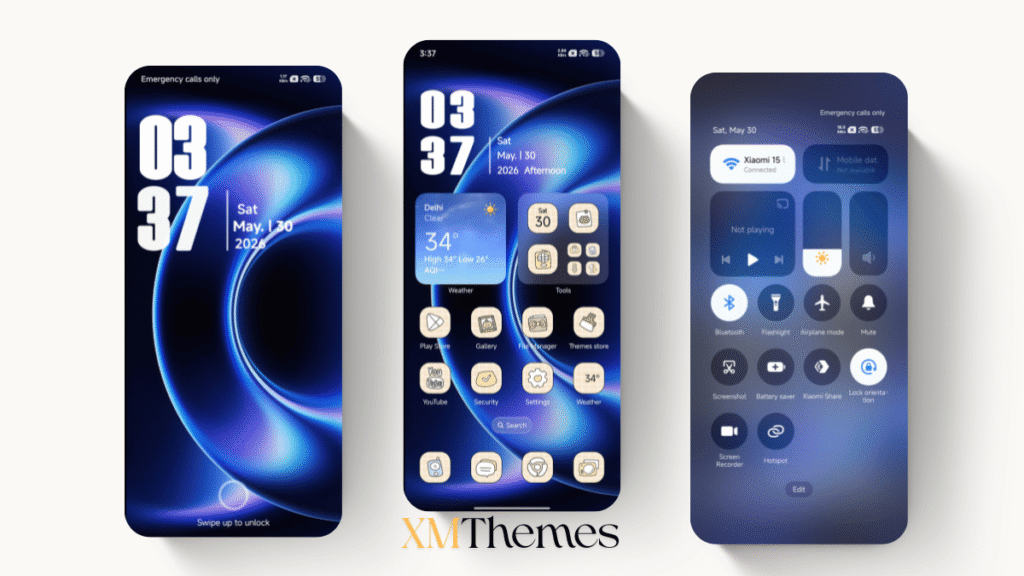 Standard HyperOS Theme for Xiaomi and REDMI Phones 1 XMThemes Best Xiaomi Themes 14 Standard HyperOS Theme