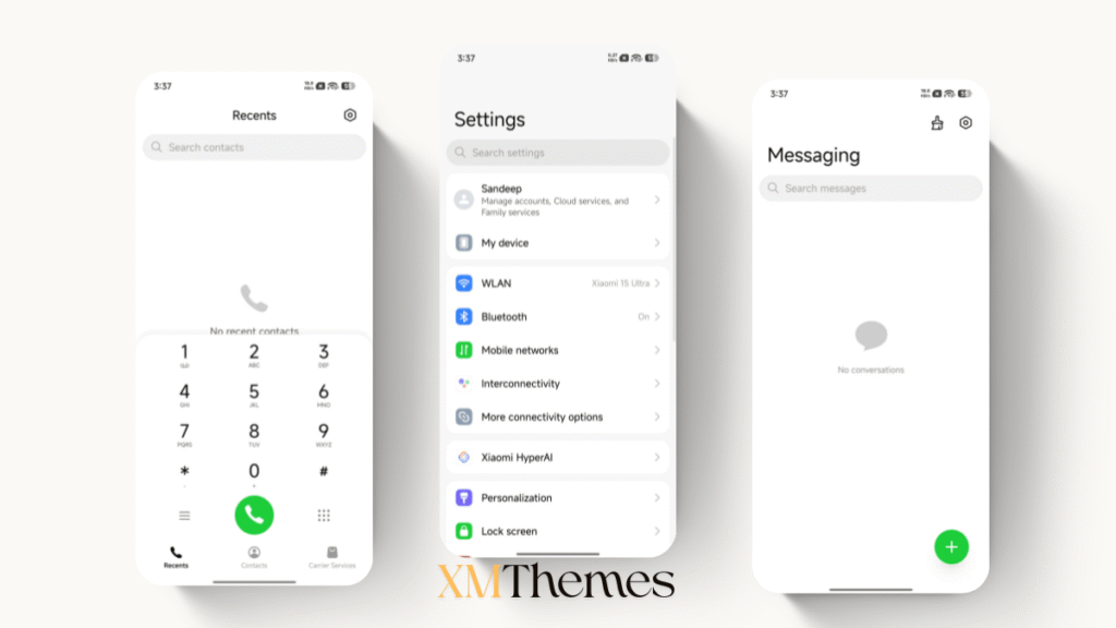 Standard HyperOS Theme for Xiaomi and REDMI Phones 2 XMThemes Best Xiaomi Themes 15 Standard HyperOS Theme