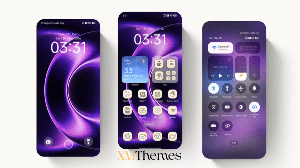 Bawaan HyperOS Theme for Xiaomi and REDMI Phones 1 XMThemes Best Xiaomi Themes 2 Bawaan HyperOS Theme