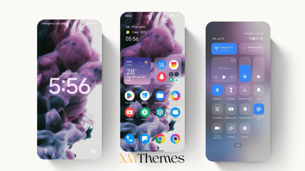 Flame Gradient HyperOS Theme for Xiaomi and REDMI Phones 1 XMThemes Best Xiaomi Themes 60 Flame Gradient HyperOS Theme