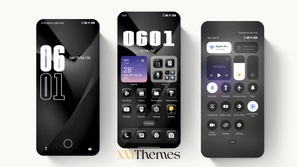 DoraBlack HyperOS Theme for Xiaomi and REDMI Phones 1 XMThemes Best Xiaomi Themes 66 DoraBlack HyperOS Theme