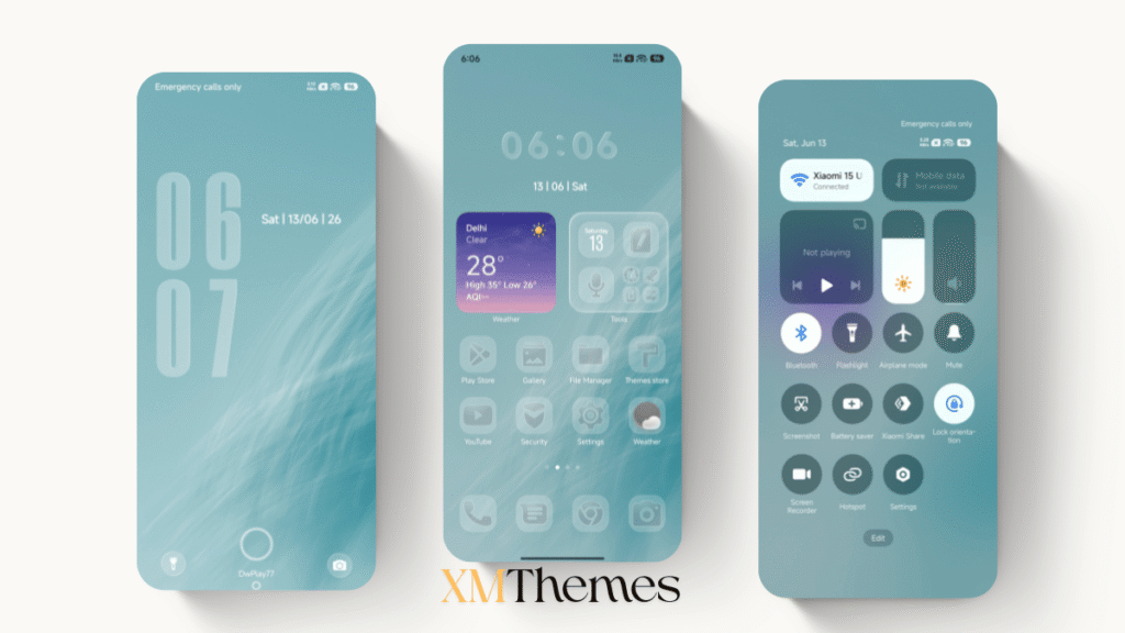 XurupitaGlass HyperOS Theme for Xiaomi and REDMI Phones 1 XMThemes Best Xiaomi Themes 74 XurupitaGlass HyperOS Theme