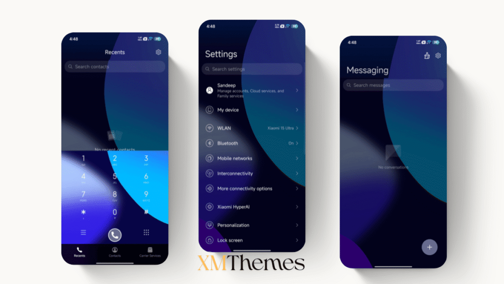 XMThemes Best Xiaomi Themes 85 Reduced Pattern HyperOS Theme