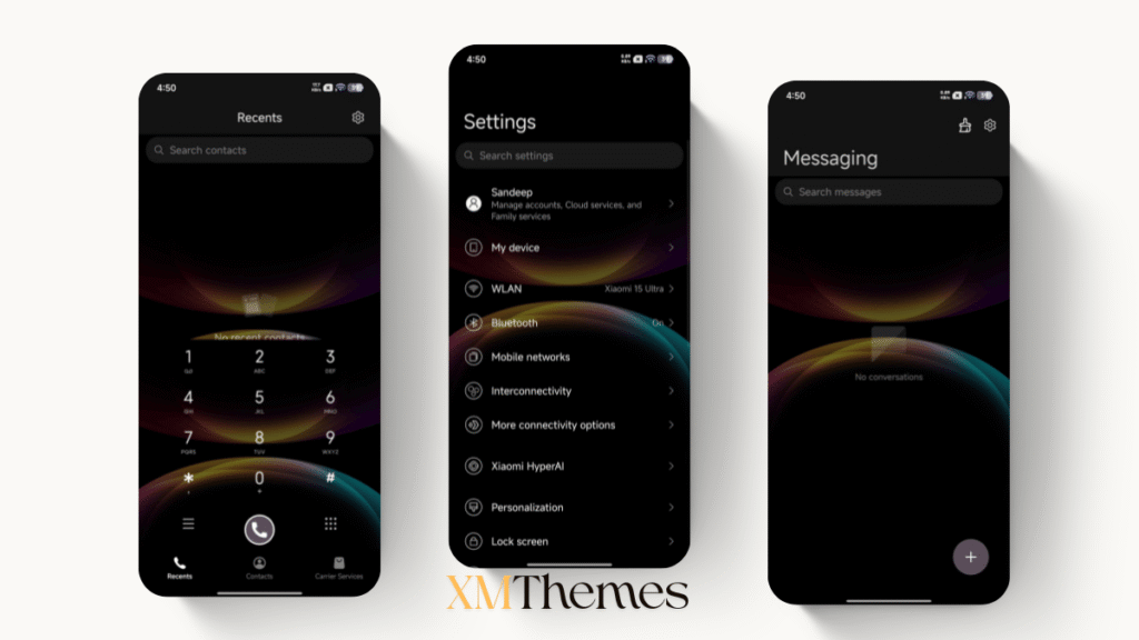 XMThemes Best Xiaomi Themes 88 Reduced Aurora HyperOS Theme