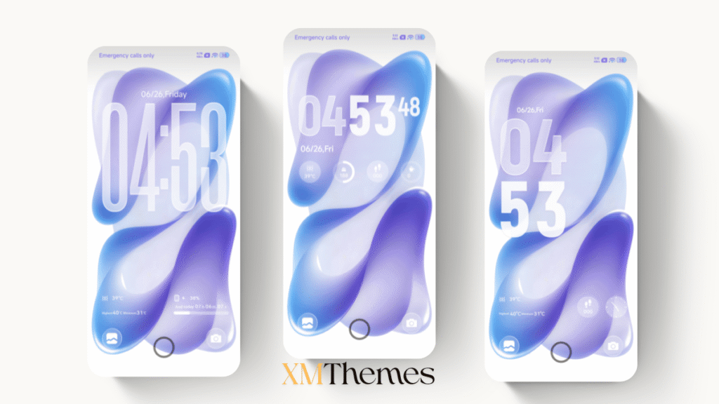 XMThemes Best Xiaomi Themes 93 Simple Grating HyperOS Theme