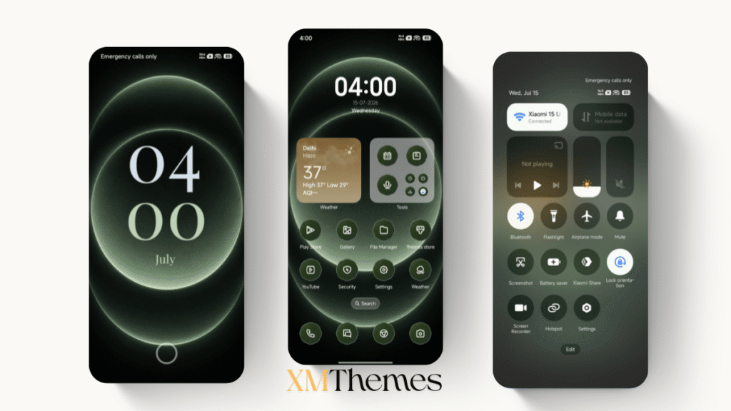 Neon Orbit HyperOS Theme