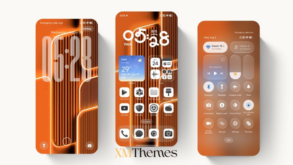 XMThemes Best Xiaomi Themes 5 TronM HyperOS Theme