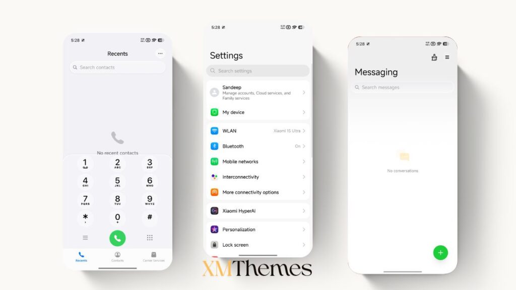 XMThemes Best Xiaomi Themes 6 TronM HyperOS Theme