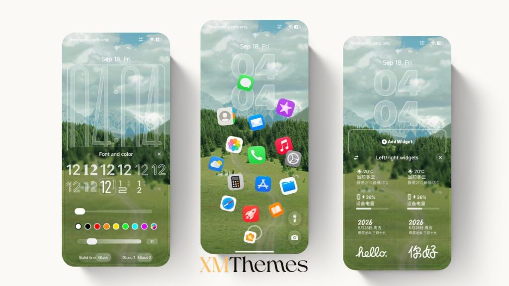 Verdant HyperOS Theme for Xiaomi and REDMI Phones 4 XMThemes Best Xiaomi Themes 21 1 Verdant HyperOS Theme