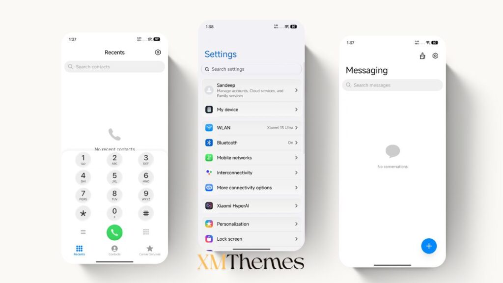 OX GR4 HyperOS Theme for Xiaomi and REDMI Phones 2 XMThemes Best Xiaomi Themes 3 OX GR4 HyperOS Theme