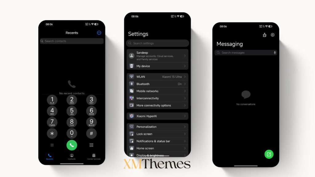 GIN SAND HyperOS Theme for Xiaomi and REDMI Phones 2 XMThemes Best Xiaomi Themes 47 GIN SAND HyperOS Theme
