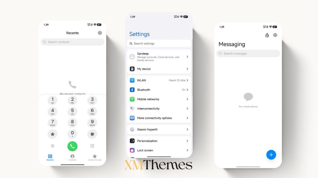Duskred HyperOS Theme for Xiaomi and REDMI Phones 2 XMThemes Best Xiaomi Themes 5 Duskred HyperOS Theme