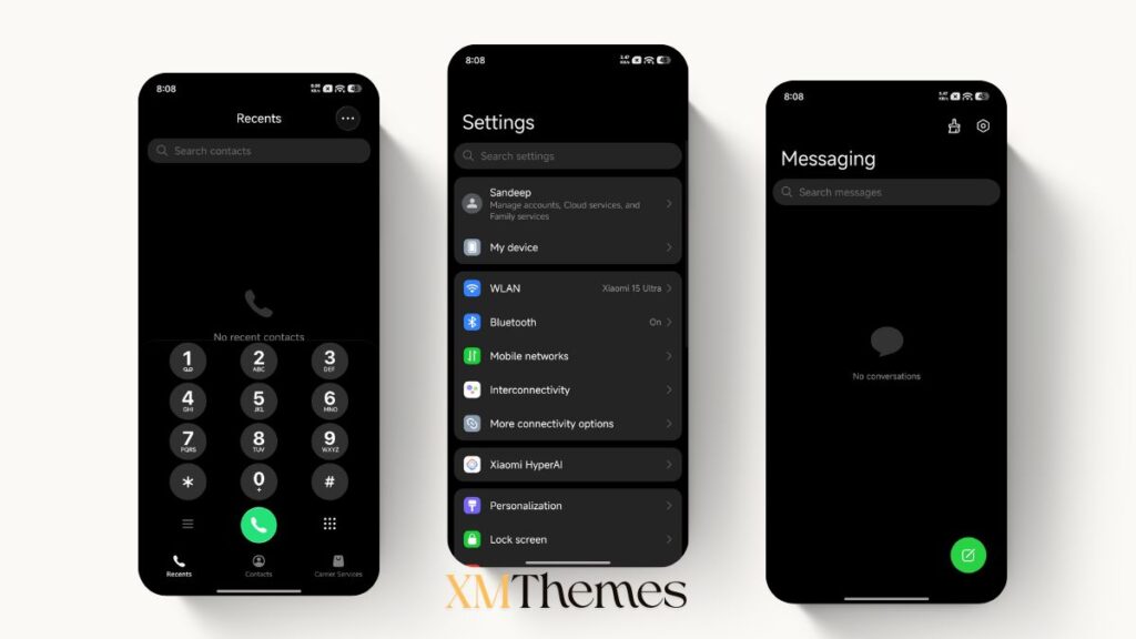 TradM HyperOS Theme for Xiaomi and REDMI Phones 2 XMThemes Best Xiaomi Themes 50 TradM HyperOS Theme