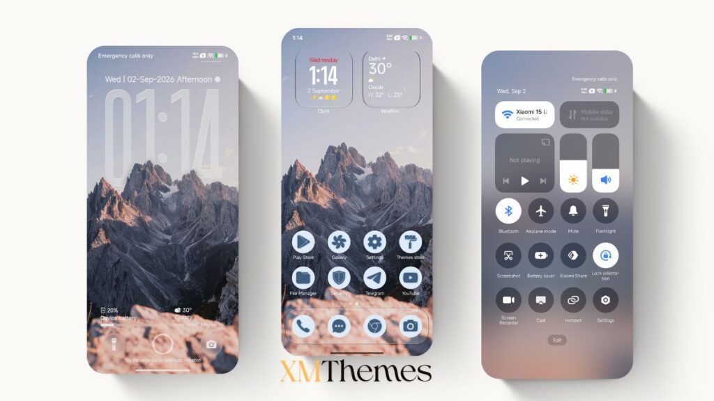 OX M2 HyperOS Theme for Xiaomi and REDMI Phones 1 XMThemes Best Xiaomi Themes 52 OX M2 HyperOS Theme