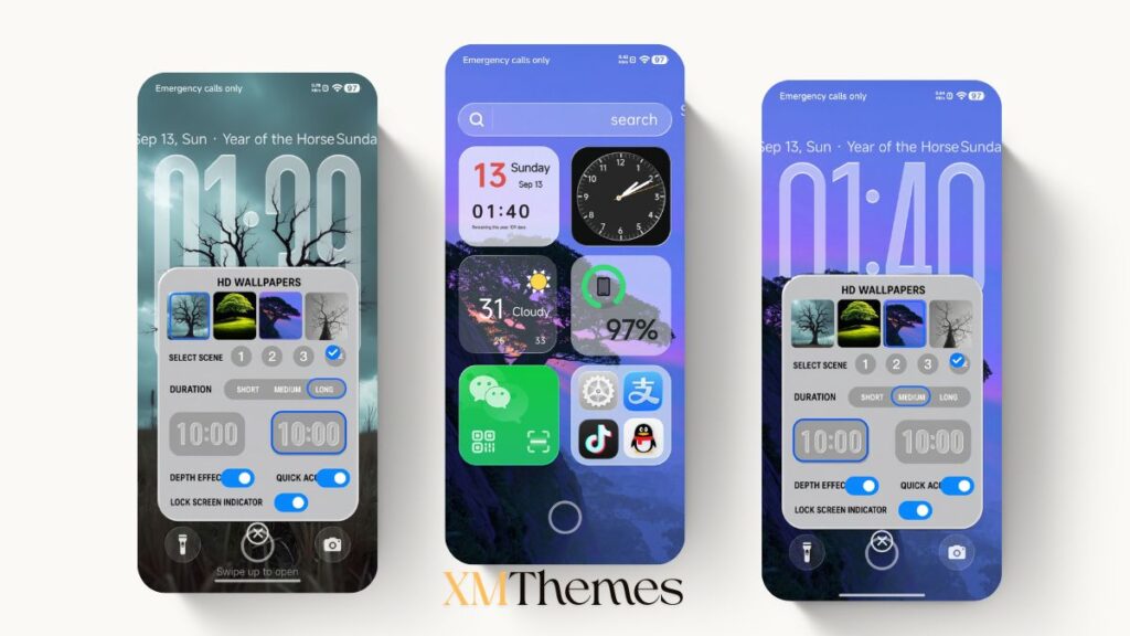 Duskred HyperOS Theme for Xiaomi and REDMI Phones 3 XMThemes Best Xiaomi Themes 6 Duskred HyperOS Theme