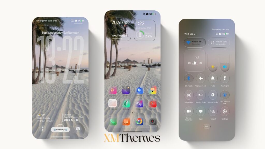 Translucent HyperOS Theme