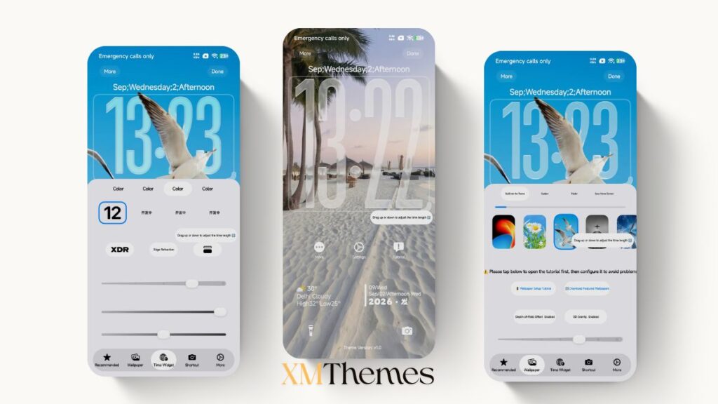 Translucent HyperOS Theme for Xiaomi and REDMI Phones 3 XMThemes Best Xiaomi Themes 64 Translucent HyperOS Theme