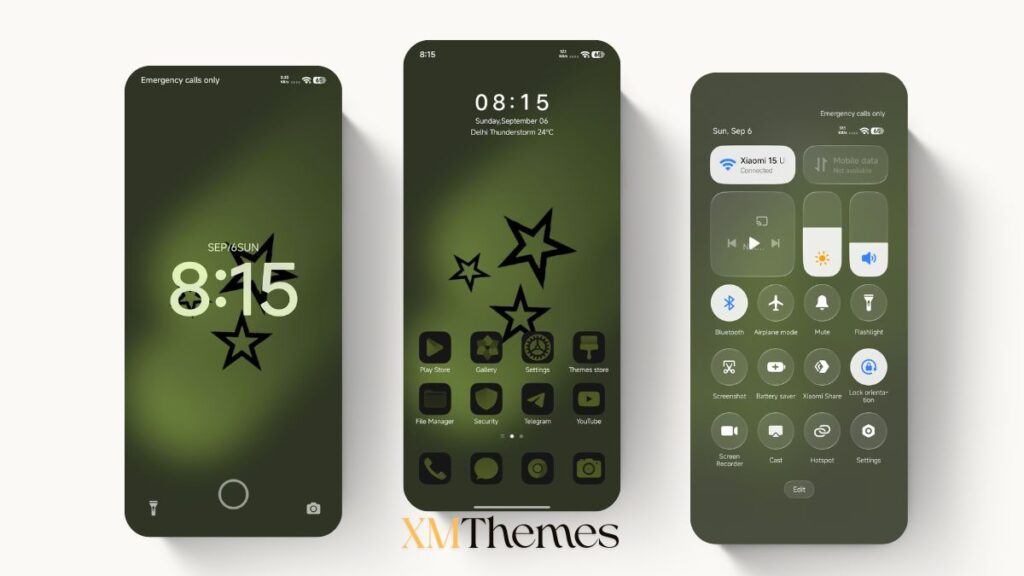 OLIVE GREEN HyperOS Theme