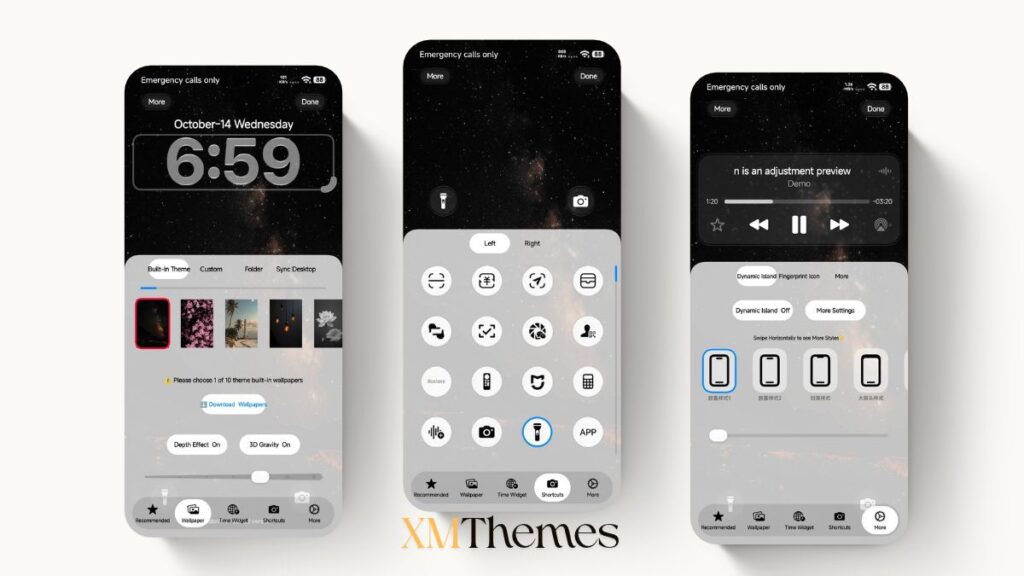 Nebula NoirV3 HyperOS Theme for Xiaomi and REDMI Phones 4 XMThemes Best Xiaomi Themes 37 Nebula NoirV3 HyperOS Theme