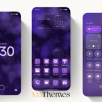 Purple Real Glass HyperOS Theme