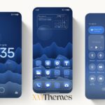 Blue Real Glass HyperOS Theme for Xiaomi and REDMI Phones 5 Blue Real Glass HyperOS Theme