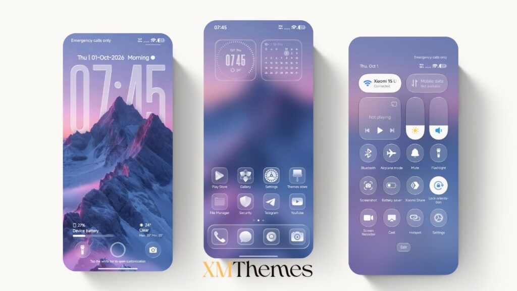 Aquora HyperOS Theme