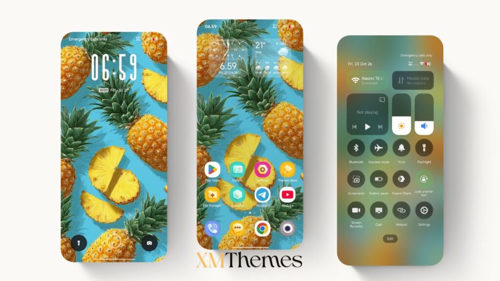 Tropical Pine HyperOS Theme