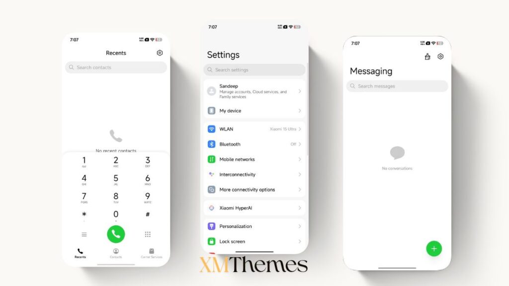 XMThemes Best Xiaomi Themes 82 GLV4 HyperOS Theme